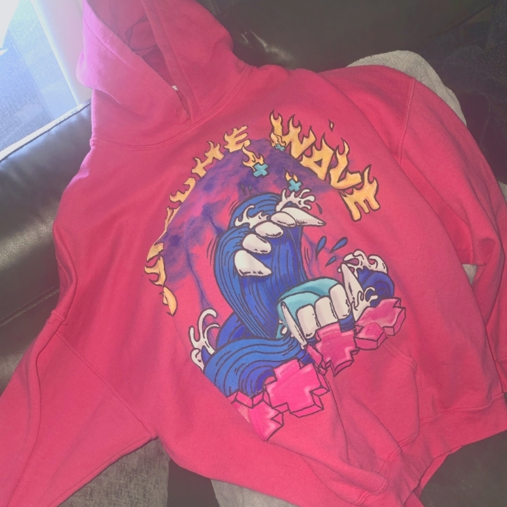 Pink Dolphin Graphic Sweater PinkDolphiN Grale Peice Perfect Condition 3x Worn 3